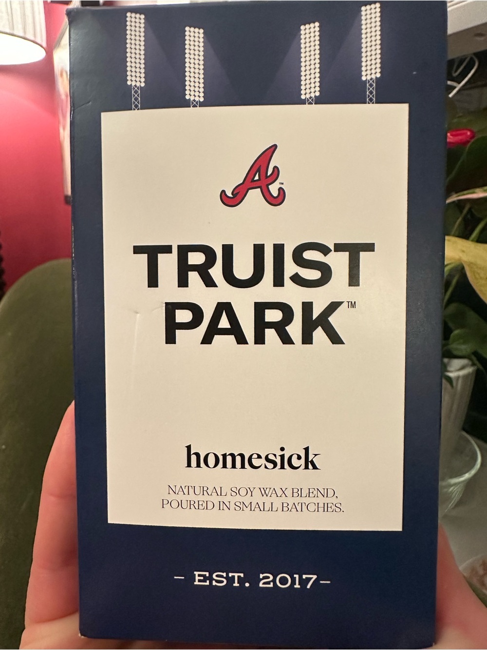 Braves Homesick Candle Truist Park